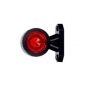 Red/White Universal LED Outline Marker Lamp - 12/24V - Each - 0-172-20