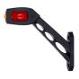 RH Red/White/Amber LED Long Oblique Outline Marker Lamp - 12/24V - 0-172-75