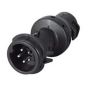 DIN Male Black Nylon Connector for 10NW Tubing - 5 Way - Each - 0-326-55