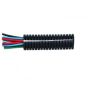 Black Polypropylene Deep-Section Convoluted Split Tubing - 10NW x 50m - 0-328-11