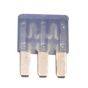 Blue Micro 3 Triple Blade Type Fuse - 15A (Pack of 10) - 0-371-66