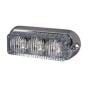 Blue High Intensity 3 LED Horizontal Warning Light - 12/24V - Each - 0-442-02