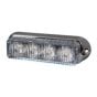 Red High Intensity 4 LED Horizontal Warning Light - 12/24V - Each - 0-442-15