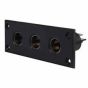 3 Way DIN Socket Panel Mount - Each - 0-601-54