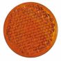 Amber 55mm Round Self-Adhesive Reflector - Each - 5-665-80