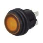 Amber LED Push/Push On/Off Switch - 12/24V - Each - 0-690-60