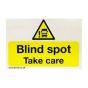 Blind Spot Safety Sign (FORS Bronze) - Landscape - Each - 0-870-50