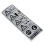 Warning Pictogram GE for Stihl GE 103, GE 105, GE 250 Shredders - 0000 967 7210