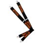 Black & Orange Clip On Braces 130cm For Trousers - OEM No. 0000 884 1576