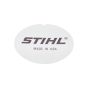 Nameplate for Stihl FS75, FS80, FS80R, FS85, FS85R Brushcutter - 0000 967 2129