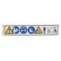 Warning Pictogram for Stihl MM 55, MM 56 Multisystem - OEM No. 0000 967 7321