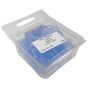 Durite 6.3mm Clear Blue Push-On Insulator Boot - Pack of 50