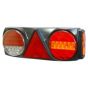 7 Function LED Commercial Trailer Rear Combination Lamp - Stop/Tail/DI/Fog/Ref/Rev/SM - 24V - RH - Each - 0-097-45