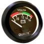 Durite 12 Volt Battery Condition Voltmeter - 8V to 16V, 52mm Dia - 0-523-22