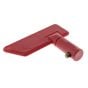 Red Plastic Battery Isolator Key with Metal Tip