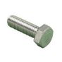 M5 x 8mm A2 Hexagon Head Stainless Steel DIN 933 Setscrews 200 Pack