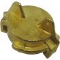 Geka Style Quick Release Fittings Blank Plug, Brass - 62701