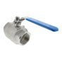 2" BSP Full Flow Ball Valve Stainless Steel