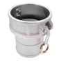 4" Type C X Hosetail Aluminium Camlock Coupling