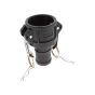 1.1/2" X Hosetail Polypropylene Type C Camlock Couplings