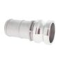 2" Type E Camlock X Hosetail Stainless Steel