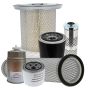 Filter Service Kit for Barford SX5000 5 Tonne and SX6000 6 Tonne  Dumpers with Iveco Non Turbo Engine - Plastic Air Filter Housing (RH)