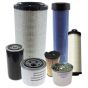 Filter Service Kit for Terex/ Mecalac TA9 and TA10 Dumpers with Perkins T3 Engine, Metal Tanks and ITL Transmission - April 2008 - March 2013
