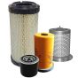 Filter Service Kit for Thwaites Slimline 1.5 Tonne and 1.75 Tonne Dumper with Perkins KD50326 Engine