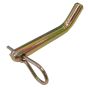 'J' Towing Pin - 5/8" (for Off Road use) c/w 4mm 'R' Clip