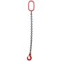 1 metre 10mm 1-Leg Chain Sling with Clevis Sling Hook with Safety Catch