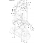 103cm Cutting Deck Assembly-1 for Husqvarna Cutting Deck Combi 103, R200-Series Riders