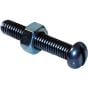 Steel BA Screws & Nuts Round Head, Assorted Box w/ Various Sizes (300 pairs)