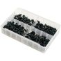 Assorted Screw Push Rivets Sizes: 5-8mm (150 pieces)