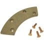 Single Brake Pad (Horseshoe Type) Fits Winget Thwaites Benford Dumpers - 1072A4