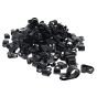 Nylon P-Clips (Diam: 5-12mm) Assorted Pack of 100