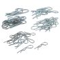 Assorted R Grips, Sizes 2x10mm - 6x31mm, Assorted Pack of 50