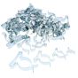 Tool Clips, Closed Type, Various Sizes, Assorted Pack of 50