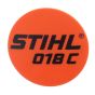 Model Plate for Stihl 018C Chainsaws - 1130 967 1506
