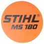 Model Plate for Stihl 018 Chainsaw - 1130 967 1501