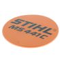 Model Plate for Stihl MS441C Chainsaw - Genuine Part - OEM No. 1138 967 1501