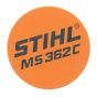 Model Plate for Stihl MS362C Chainsaws - 1140 967 1503