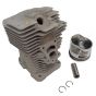 Cylinder with Piston 49mm for Stihl MS391 (Older Type Ports) Chainsaws - 1140 020 1202