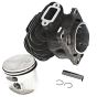 Cylinder w/ piston Ø 44.7mm for Stihl MS261, MS261C Chainsaw -1141 020 1230