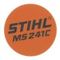 Model Plate for Stihl MS241C Chainsaw - 1143 967 1530