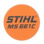 Model Plate fits Stihl  MS661C Chainsaws - 1144 967 1501