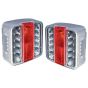 Trailer Lamps LED 12v Pair for Rear Lighting - 15007