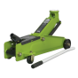 Trolley Jack 3tonne Long Chassis Heavy-Duty Hi-Vis Sealey Part No. 1153CXHV