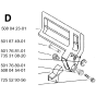 Handle Assembly for Husqvarna 1200 Electric Chainsaws