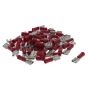 Red Pre-Insulated Push-On Terminals - 6.30mm (Pack of 50) - 0-001-09