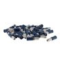 Blue Pre-Insulated Bullet Terminals - 5.00mm (Pack of 50) - 0-001-32